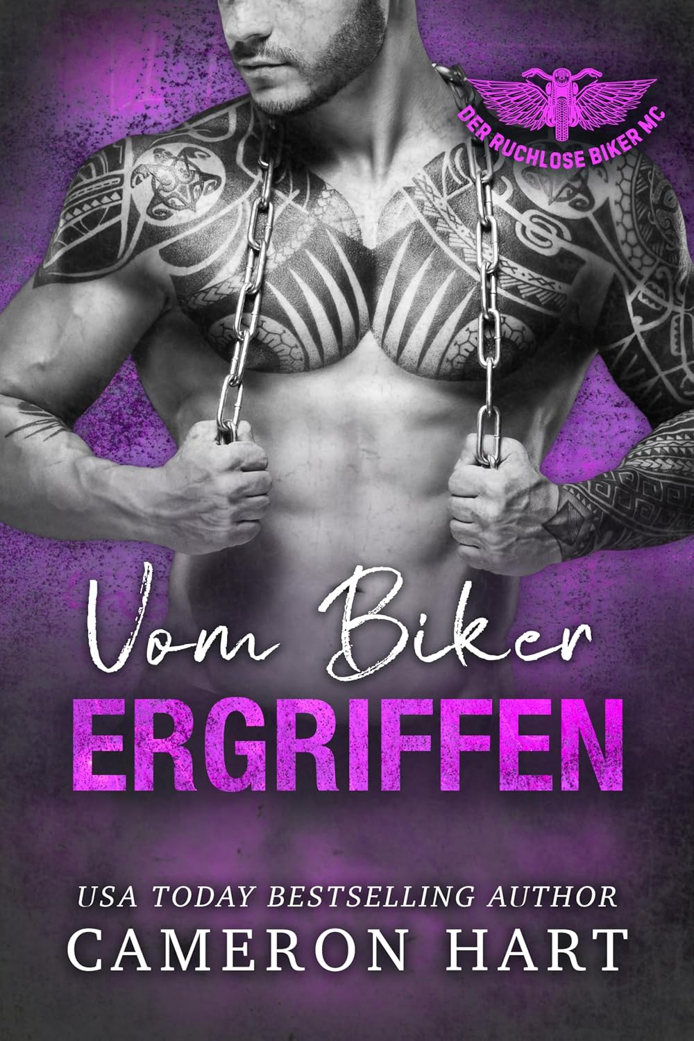 Vom Biker ergriffen